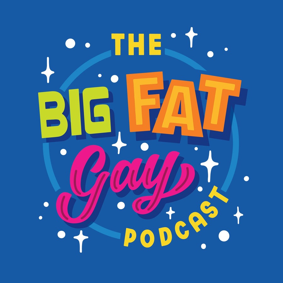 The Big Fat Gay Podcast logo